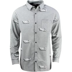 Lazy Oaf Today Long Sleeve Shirt (gray)