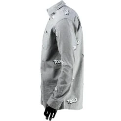 Lazy Oaf Today Long Sleeve Shirt (gray) 8 Lazy Oaf Today Long Sleeve Shirt (gray) -Tees Shop 04 29 15lazyoaf 003