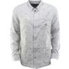 Vans Radcliff Woven Long Sleeve Shirt (gray / Graphite Nep / Ikat)