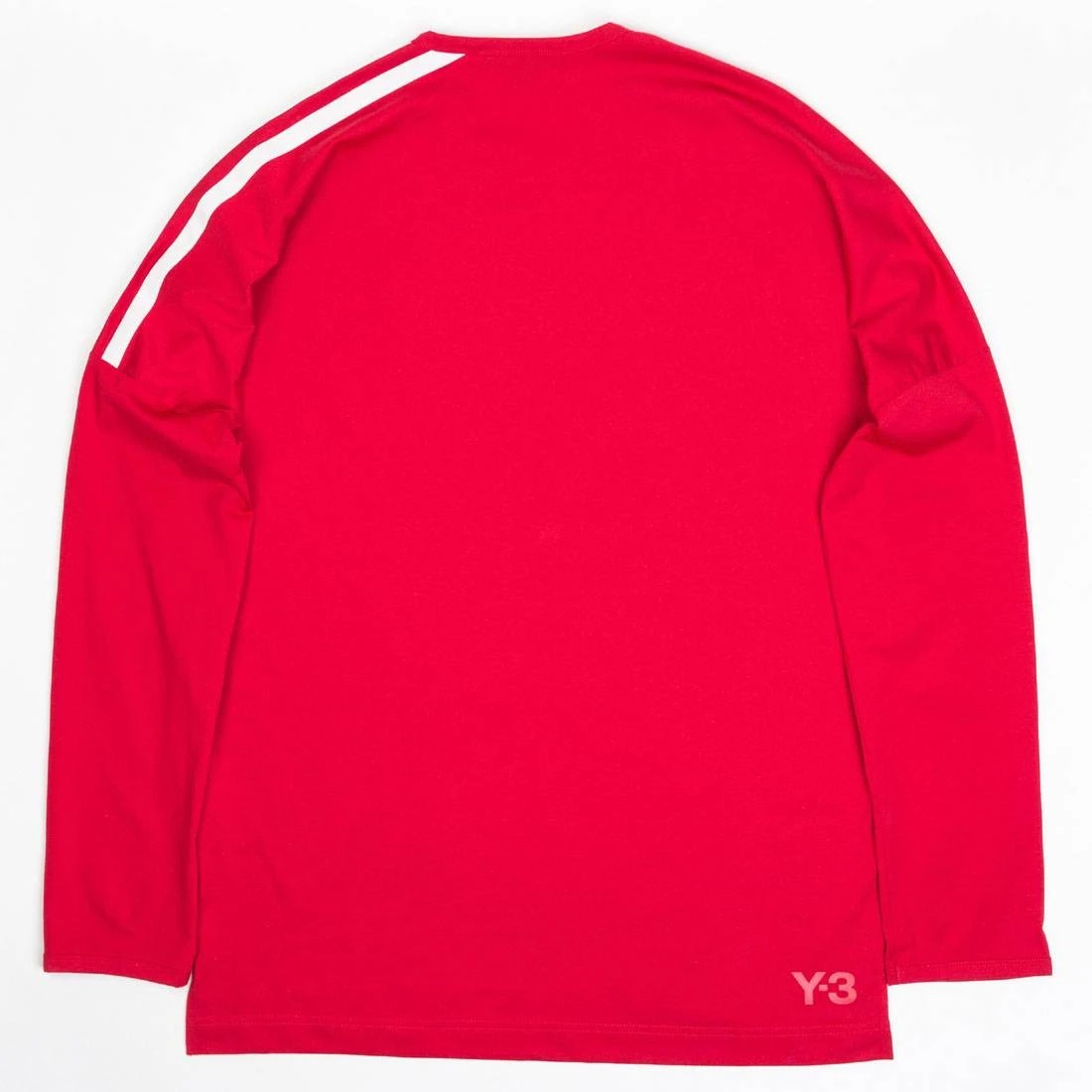 Adidas Y-3 Men 3-Stripes Long Sleeve Tee (chili Pepper / Core White) 4 Adidas Y-3 Men 3-Stripes Long Sleeve Tee (chili Pepper / Core White) - Image 2