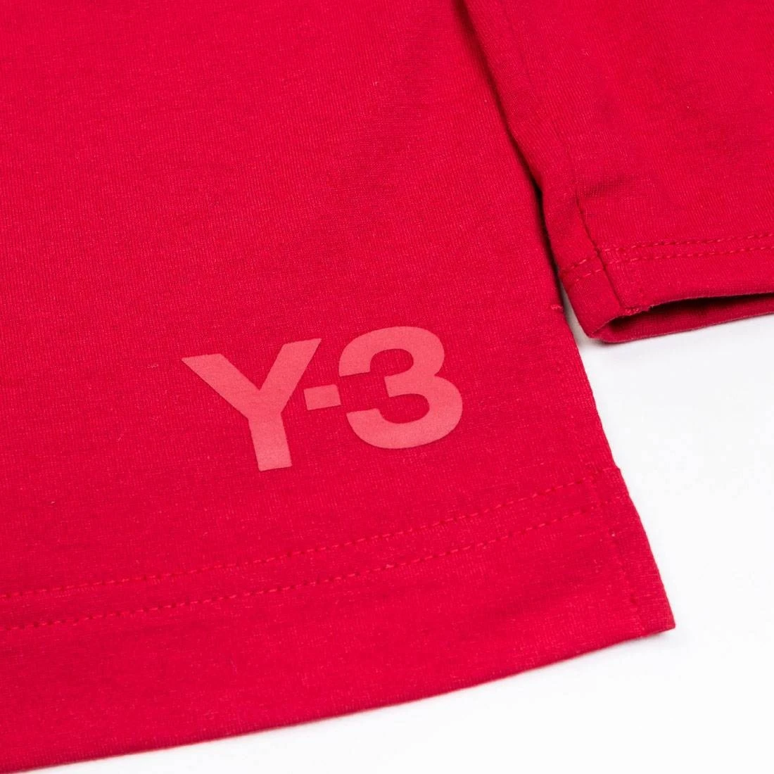 Adidas Y-3 Men 3-Stripes Long Sleeve Tee (chili Pepper / Core White) 5 Adidas Y-3 Men 3-Stripes Long Sleeve Tee (chili Pepper / Core White) - Image 3