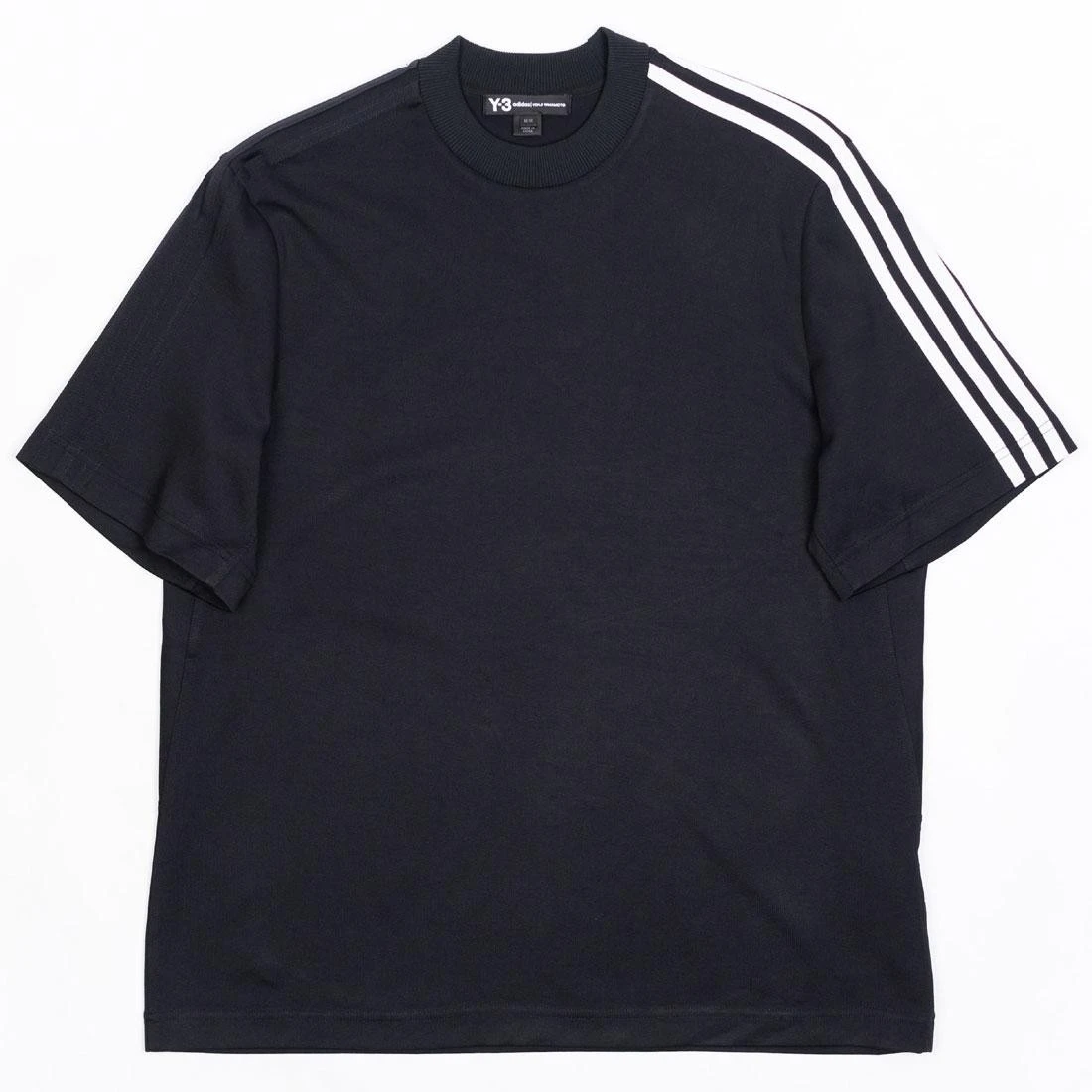 Adidas Y-3 Men 3-Stripes Tee (black / White) 3 Adidas Y-3 Men 3-Stripes Tee (black / White)