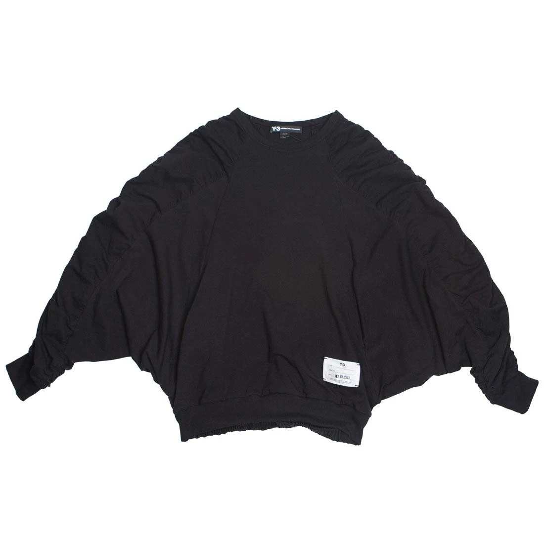 Adidas Y-3 Women Spandex Crew Sweater (black) 3 Adidas Y-3 Women Spandex Crew Sweater (black)