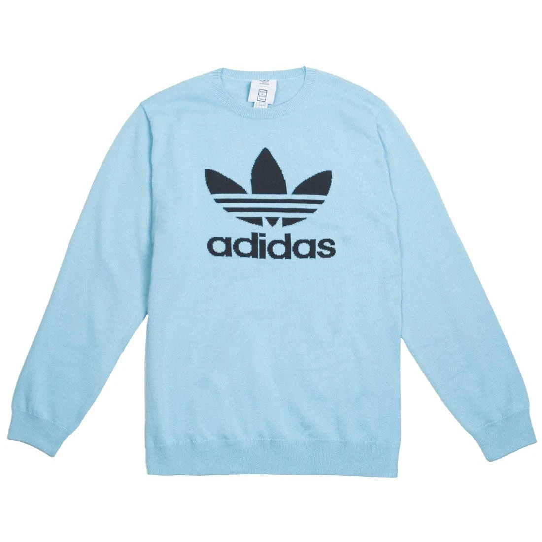 Adidas X Have A Good Time Men Summer Knit Sweater (blue / Clear Blue) 3 Adidas X Have A Good Time Men Summer Knit Sweater (blue / Clear Blue)