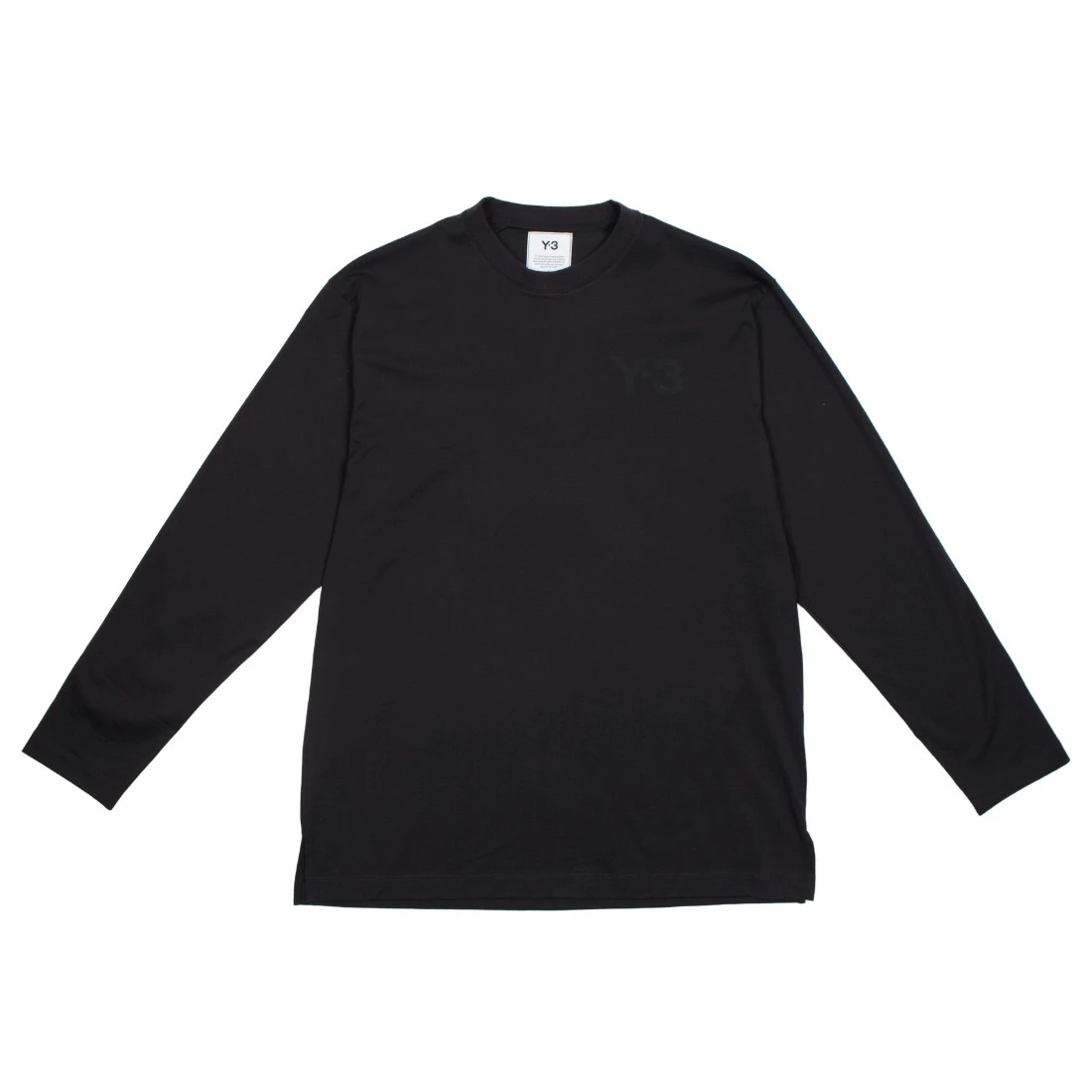 Adidas Y-3 Men Classic Chest Logo Long Sleeve Tee (black) 3 Adidas Y-3 Men Classic Chest Logo Long Sleeve Tee (black)