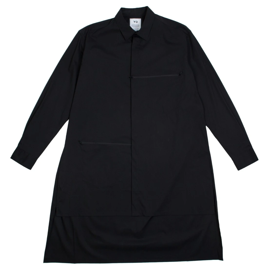 Adidas Y-3 Men Classic Long Sleeve Shirt (black) 3 Adidas Y-3 Men Classic Long Sleeve Shirt (black)