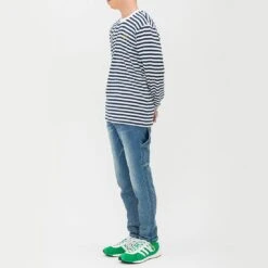 Adidas X Human Made Men LSL Tee (navy / Collegiate Navy) 7 Adidas X Human Made Men LSL Tee (navy / Collegiate Navy) -Tees Shop adgm4267 3