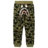 A Bathing Ape Men 1st Camo Shark Slim Sweat Pants (green)