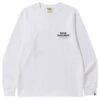 A Bathing Ape Men Japan Culture Daruma Long Sleeve Tee (white) 2 A Bathing Ape Men Japan Culture Daruma Long Sleeve Tee (white) -Tees Shop ap1i80111014wht 1