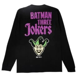 BAIT X Batman Three Jokers Men Logo Long Sleeve Tee (black) 8 BAIT X Batman Three Jokers Men Logo Long Sleeve Tee (black) -Tees Shop ba3joklogolstbk 3