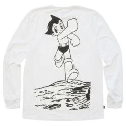 BAIT X Astro Boy Men Crater Glow In The Dark Long Sleeve Tee (white) 14 BAIT X Astro Boy Men Crater Glow In The Dark Long Sleeve Tee (white) -Tees Shop baabcraterlswht 4