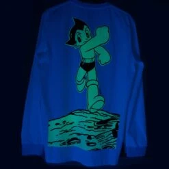 BAIT X Astro Boy Men Crater Glow In The Dark Long Sleeve Tee (white) 18 BAIT X Astro Boy Men Crater Glow In The Dark Long Sleeve Tee (white) -Tees Shop baabcraterlswht 8