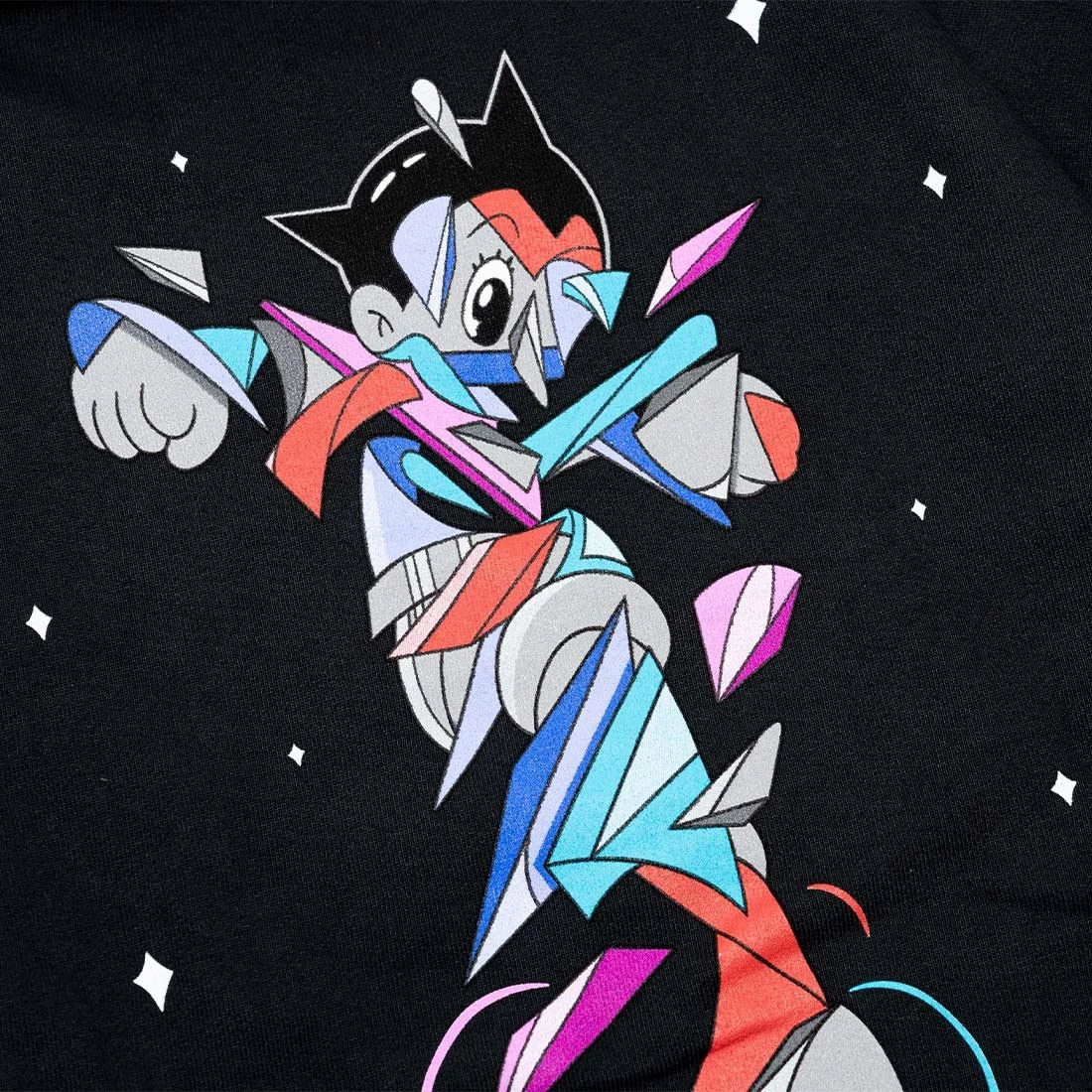 BAIT X Astro Boy X Louis De Guzman Men Crewneck Sweater (black) 6 BAIT X Astro Boy X Louis De Guzman Men Crewneck Sweater (black) - Image 4