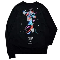 BAIT X Astro Boy X Louis De Guzman Men Crewneck Sweater (black) 13 BAIT X Astro Boy X Louis De Guzman Men Crewneck Sweater (black) -Tees Shop baabldgcrewblk 6