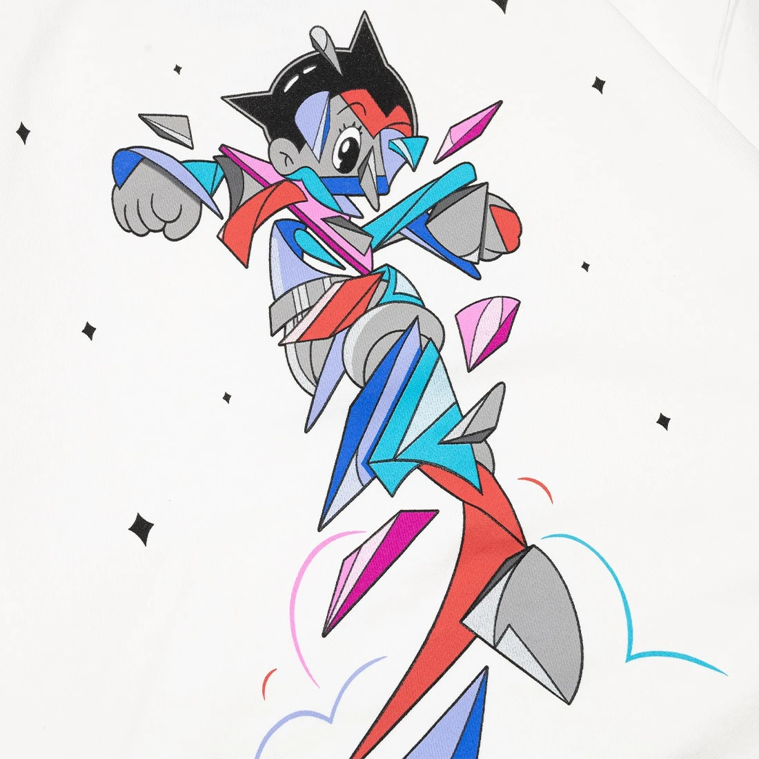 BAIT X Astro Boy X Louis De Guzman Men Crewneck Sweater (white / Off White) 6 BAIT X Astro Boy X Louis De Guzman Men Crewneck Sweater (white / Off White) - Image 4