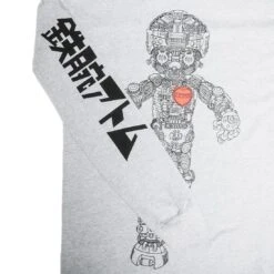 BAIT X Astro Boy Men Mechanical Long Sleeve Tee (gray) -Tees Shop baabmechteelsgr 4