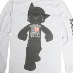BAIT X Astro Boy Men Mechanical Long Sleeve Tee (gray) -Tees Shop baabmechteelsgr 6