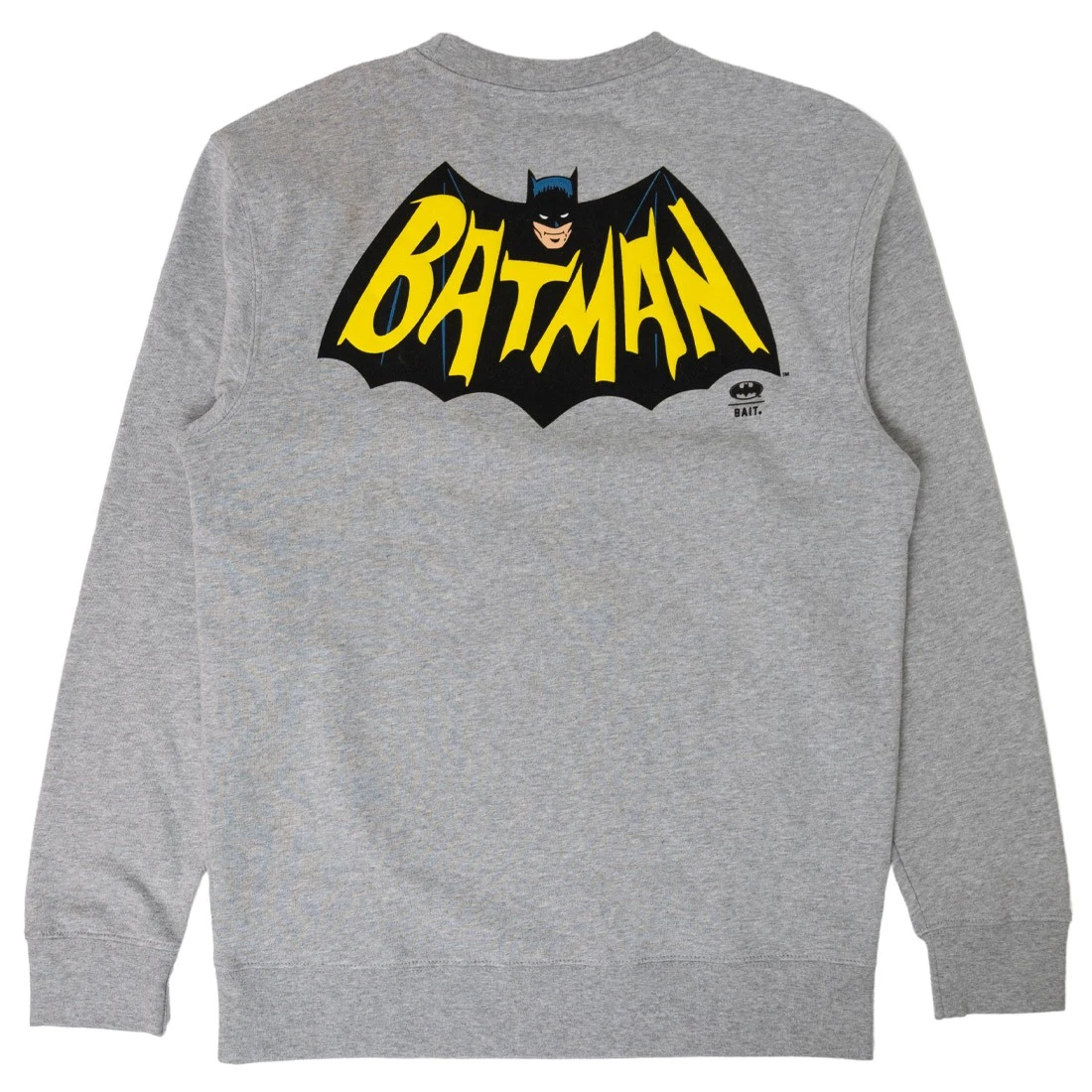BAIT X Batman Men Adam West Portrait Crewneck Sweater (gray) 5 BAIT X Batman Men Adam West Portrait Crewneck Sweater (gray) - Image 4