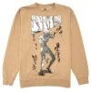 BAIT X Attack On Titan Men Female Titan Crewneck Sweater (sand / Cream) 1 BAIT X Attack On Titan Men Female Titan Crewneck Sweater (sand / Cream) -Tees Shop baaotfemcrcrm 1
