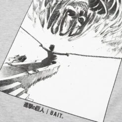 BAIT X Attack On Titan Men King Reiss Long Sleeve Tee (gray) 8 BAIT X Attack On Titan Men King Reiss Long Sleeve Tee (gray) -Tees Shop baaotkinglsgr 2