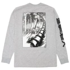 BAIT X Attack On Titan Men King Reiss Long Sleeve Tee (gray) 10 BAIT X Attack On Titan Men King Reiss Long Sleeve Tee (gray) -Tees Shop baaotkinglsgr 4
