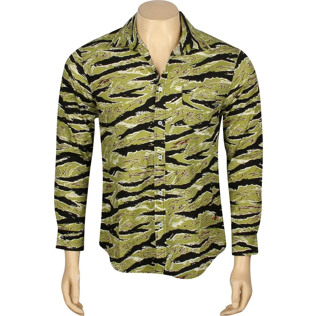 BAIT Basics Long Sleeve Shirt (camo / Tiger Camo) 3 BAIT Basics Long Sleeve Shirt (camo / Tiger Camo)