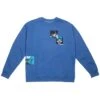 BAIT X Batman Men Fight Scenes Crewneck Sweater (blue / Royal)