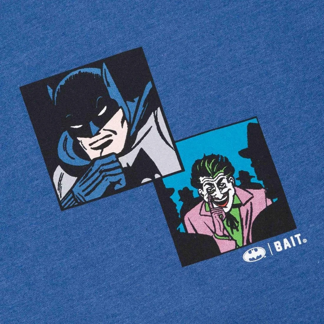 BAIT X Batman Men Fight Scenes Crewneck Sweater (blue / Royal) 5 BAIT X Batman Men Fight Scenes Crewneck Sweater (blue / Royal) - Image 3