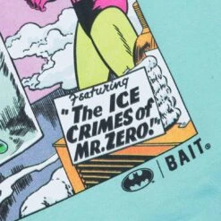 BAIT X Batman Men Ice Crimes Crewneck Sweater (blue / Mint) -Tees Shop babaticecrmcrwmn 4