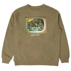 BAIT X Beetlejuice Men Commercial Crewnecek Sweater (green / Olive)