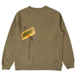 BAIT X Beetlejuice Men Commercial Crewnecek Sweater (green / Olive) 8 BAIT X Beetlejuice Men Commercial Crewnecek Sweater (green / Olive) -Tees Shop babjcommerswgrn 3