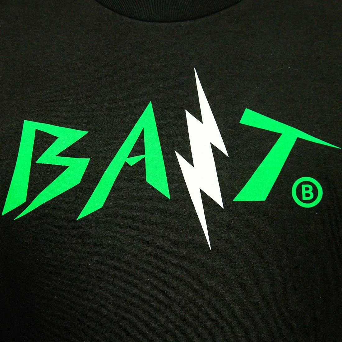 BAIT Men Bolt Long Sleeve Tee (black / Green) 4 BAIT Men Bolt Long Sleeve Tee (black / Green) - Image 2