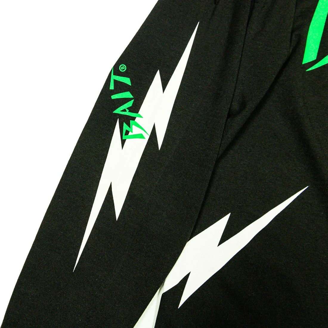 BAIT Men Bolt Long Sleeve Tee (black / Green) 7 BAIT Men Bolt Long Sleeve Tee (black / Green) - Image 5
