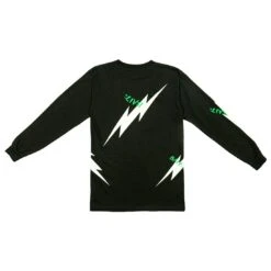 BAIT Men Bolt Long Sleeve Tee (black / Green) 14 BAIT Men Bolt Long Sleeve Tee (black / Green) -Tees Shop baboltlsteebkgr 6