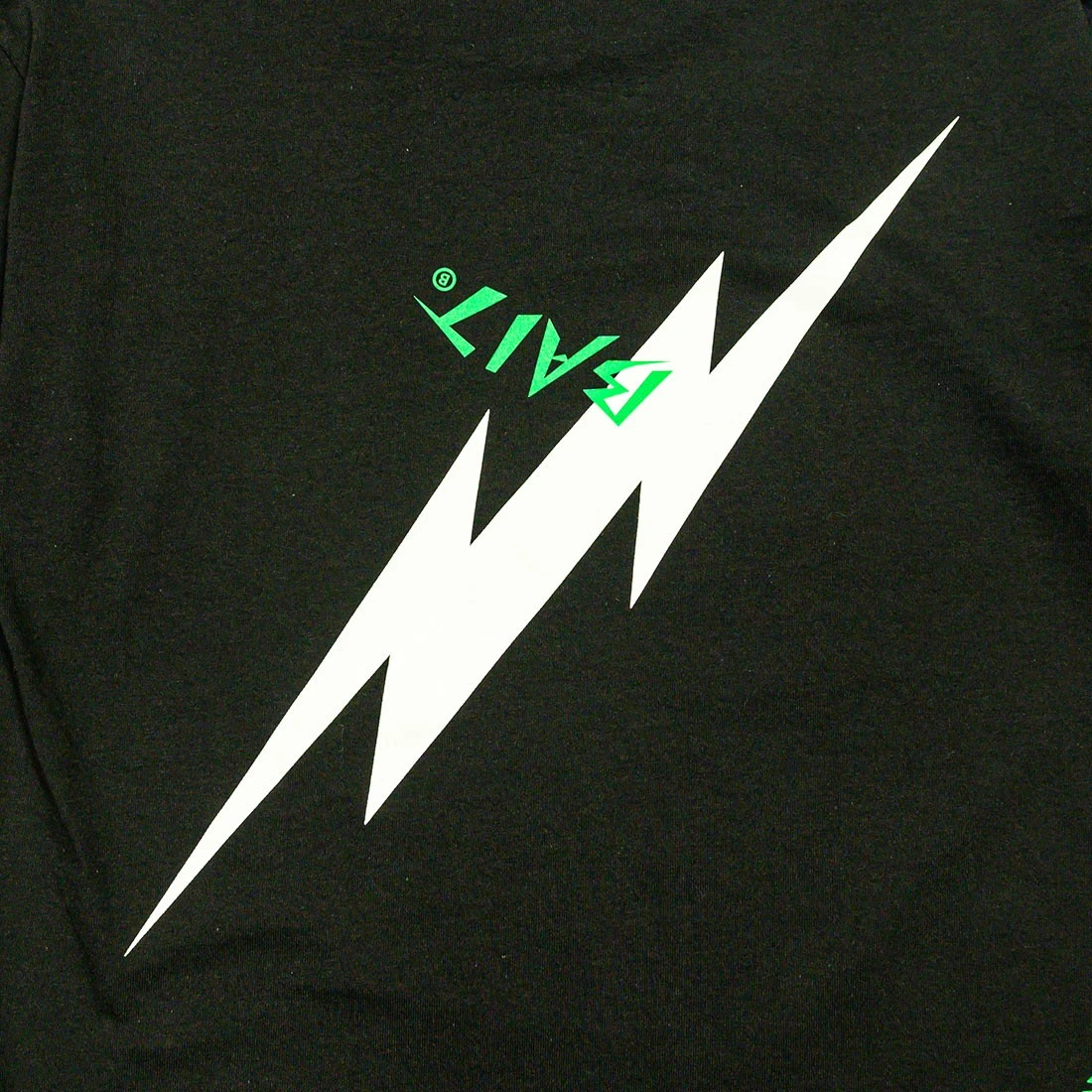 BAIT Men Bolt Long Sleeve Tee (black / Green) 9 BAIT Men Bolt Long Sleeve Tee (black / Green) - Image 7
