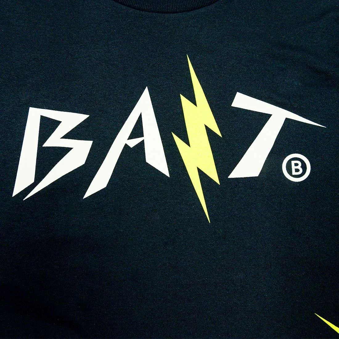 BAIT Men Bolt Long Sleeve Tee (navy / Yellow) 4 BAIT Men Bolt Long Sleeve Tee (navy / Yellow) - Image 2