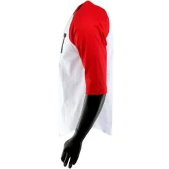 BAIT Logo Raglan Tee (white / Red / Black) -Tees Shop babrlogov1wrb thum3 45405