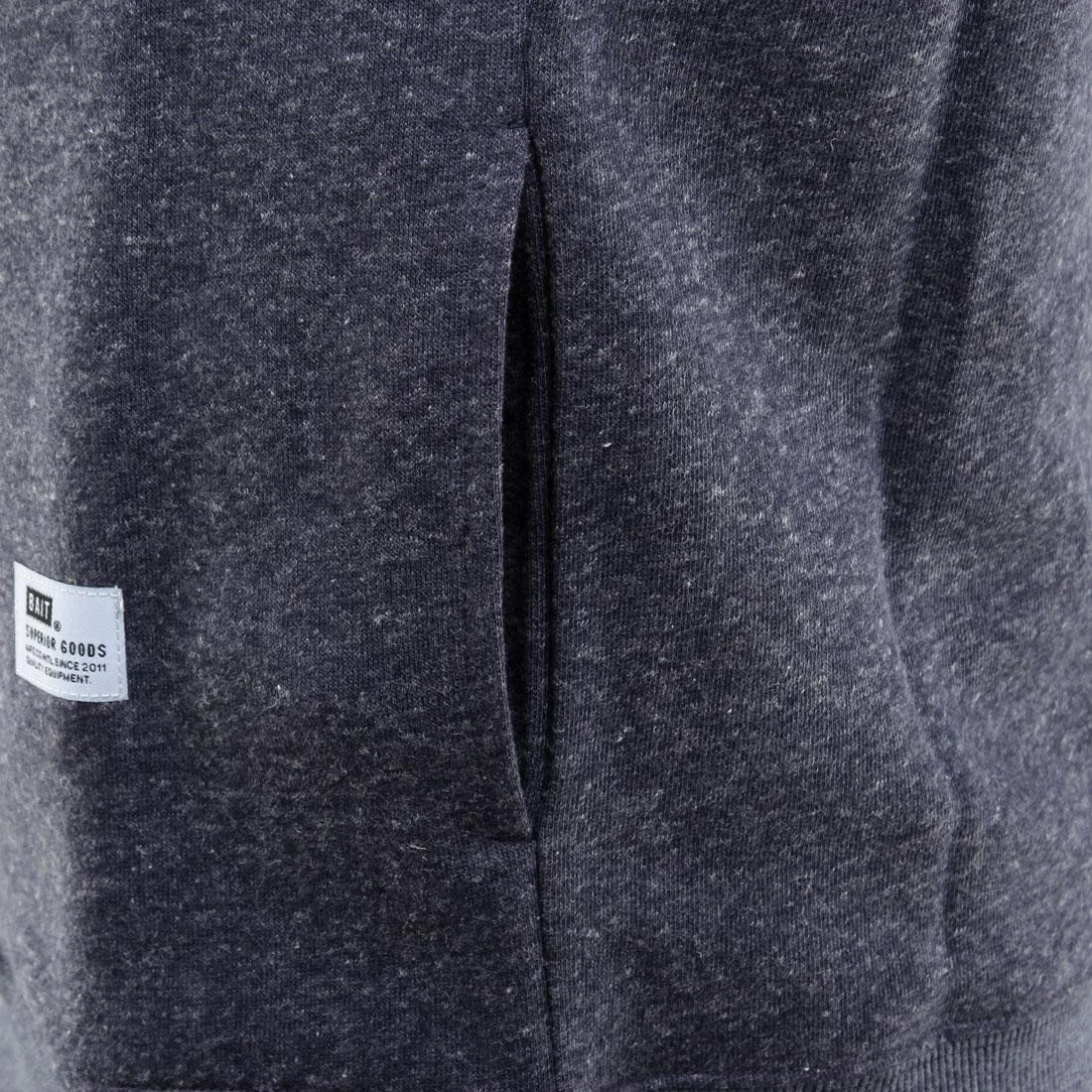 BAIT B Letter Invisible Pockets Fitted Crewneck (navy) 8 BAIT B Letter Invisible Pockets Fitted Crewneck (navy) - Image 6