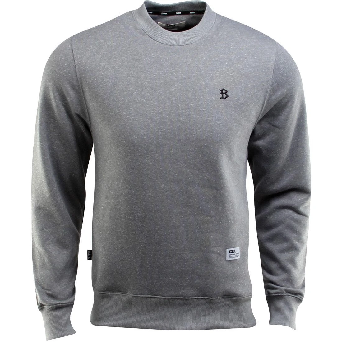 BAIT B Letter Invisible Pockets Fitted Crewneck (gray) 5 BAIT B Letter Invisible Pockets Fitted Crewneck (gray) - Image 3