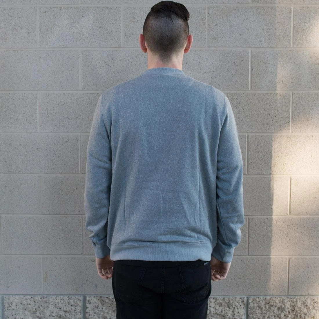 BAIT B Letter Invisible Pockets Fitted Crewneck (gray) 4 BAIT B Letter Invisible Pockets Fitted Crewneck (gray) - Image 2