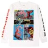 BAIT X Daredevil Men Comic Long Sleeve Tee (white) 1 BAIT X Daredevil Men Comic Long Sleeve Tee (white) -Tees Shop baddcomiclstewh 1