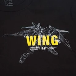 BAIT X Gundam Universe Men Wing Gundam Long Sleeve Tee (black) 8 BAIT X Gundam Universe Men Wing Gundam Long Sleeve Tee (black) -Tees Shop bagundgu02wtbk 2