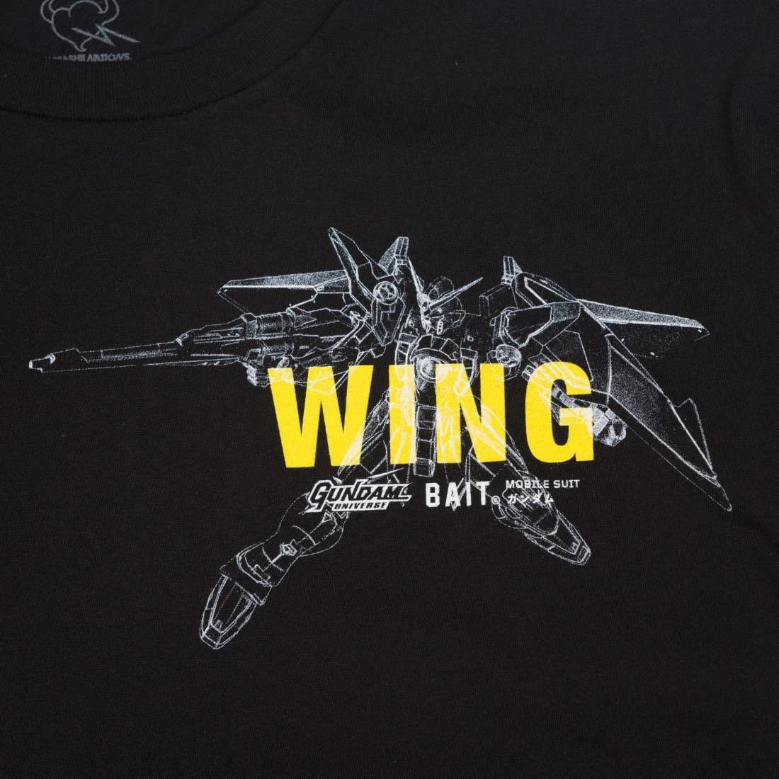 BAIT X Gundam Universe Men Wing Gundam Long Sleeve Tee (black) 5 BAIT X Gundam Universe Men Wing Gundam Long Sleeve Tee (black) - Image 3