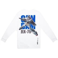 BAIT X Gundam Universe Men RX-78-2 Gundam Long Sleeve Tee (white) 9 BAIT X Gundam Universe Men RX-78-2 Gundam Long Sleeve Tee (white) -Tees Shop bagundrx782lstwh 3