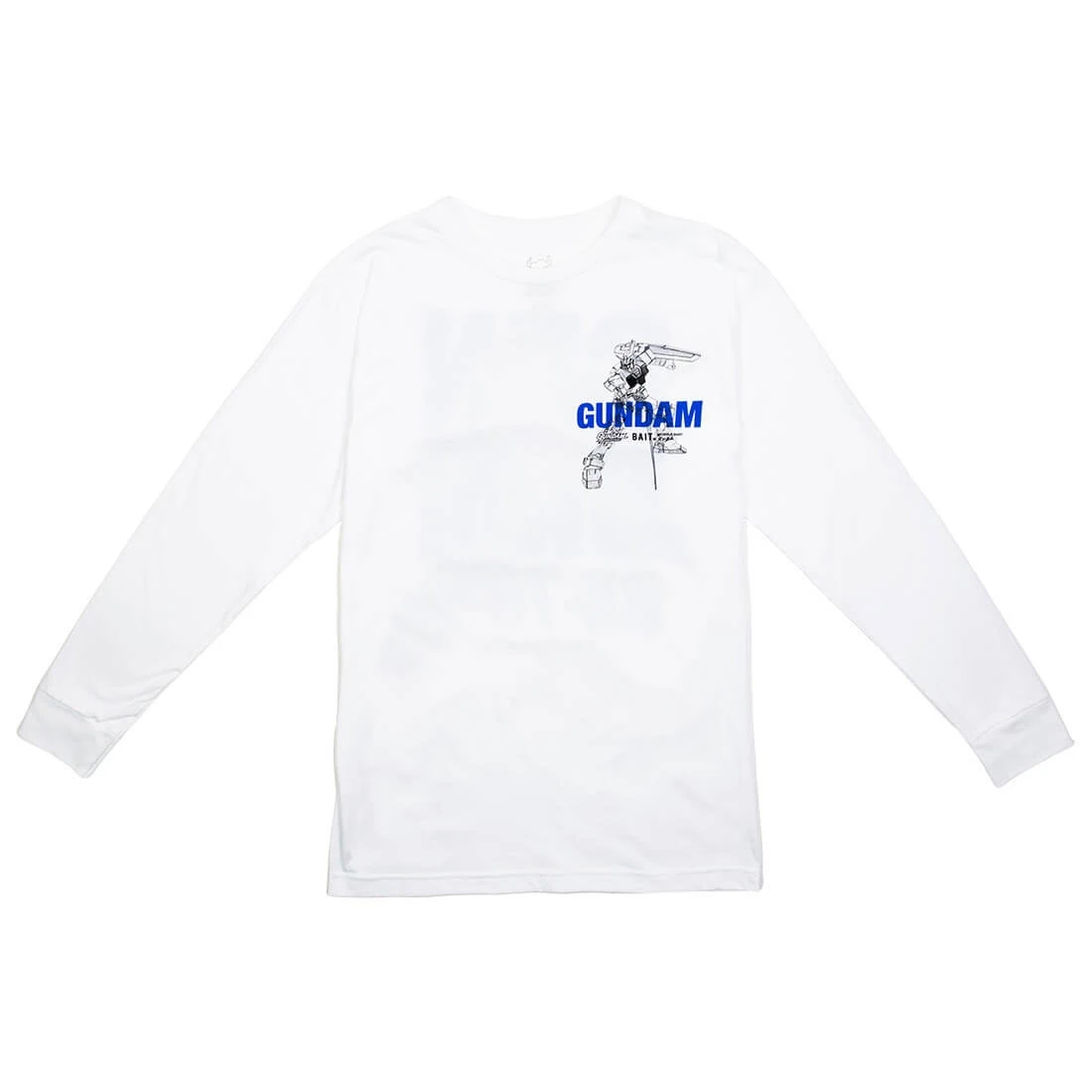 BAIT X Gundam Universe Men RX-78-2 Gundam Long Sleeve Tee (white) 3 BAIT X Gundam Universe Men RX-78-2 Gundam Long Sleeve Tee (white)