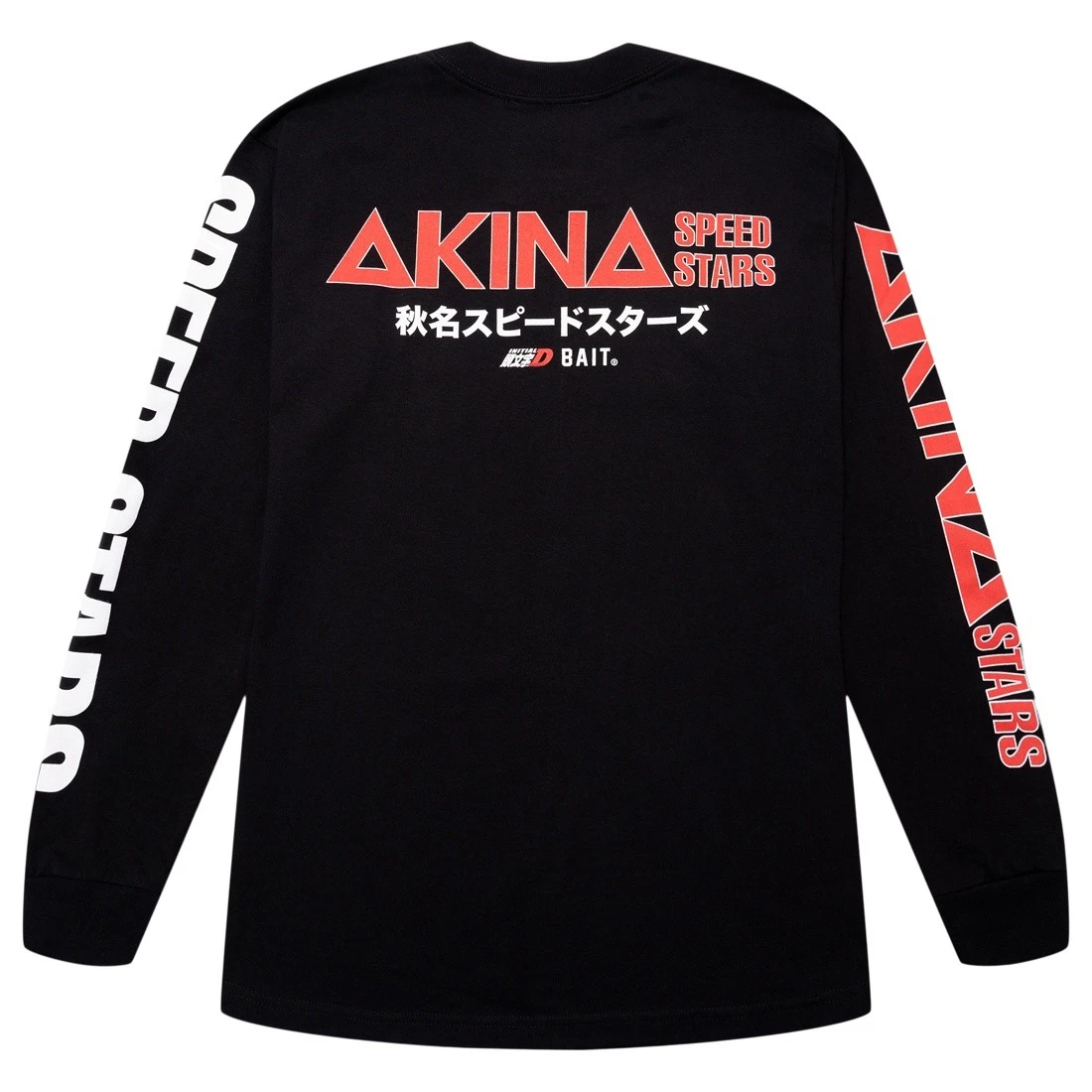 BAIT X Initial D Men Akina Speed Stars Long Sleeve Tee (black) 5 BAIT X Initial D Men Akina Speed Stars Long Sleeve Tee (black) - Image 3