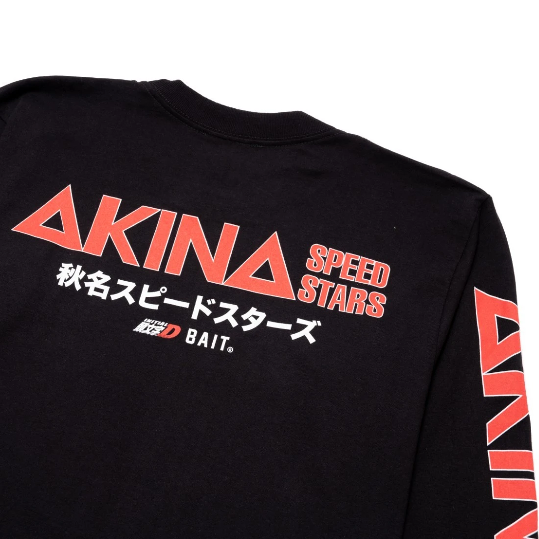 BAIT X Initial D Men Akina Speed Stars Long Sleeve Tee (black) 6 BAIT X Initial D Men Akina Speed Stars Long Sleeve Tee (black) - Image 4