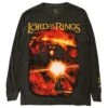 BAIT X Lord Of The Rings Men Balrog Long Sleeve Tee (black) -Tees Shop balotrballstebk 1