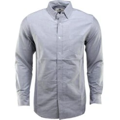 BAIT Oxford Long Sleeve Shirt (gray) 10 BAIT Oxford Long Sleeve Shirt (gray) -Tees Shop balslvshlgry thum1 45612