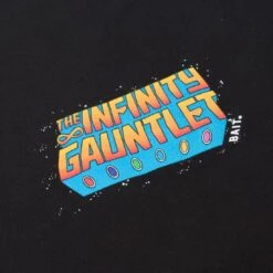 BAIT X Marvel Comics Men Infinity Gauntlet Thanos Long Sleeve Tee (black) -Tees Shop bamcthainflstbk 2